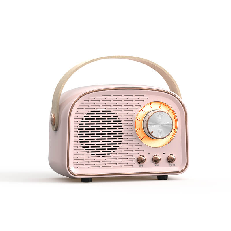 Bluetooth Högtalare Retro Trådlös Bärbar Radio Carvallo