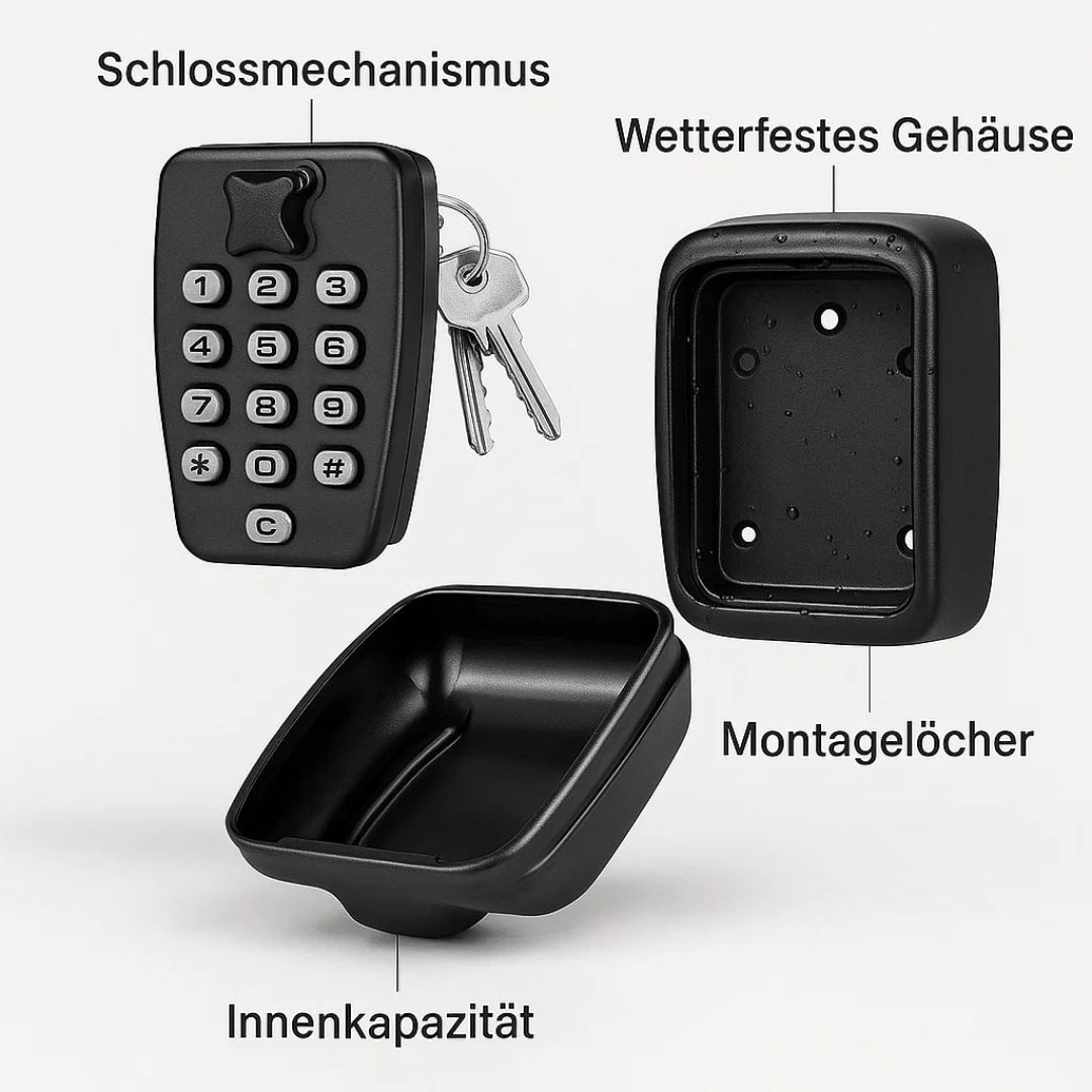 Nyckelskåp Utomhus | Nyckelsafe med Kod | SafeHaus