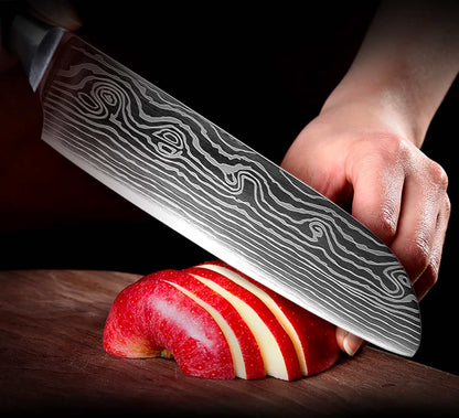 Ikigai Professionellt Knivset – Japanska Chefsknivar i Premium Rostfritt Stål Hemnix