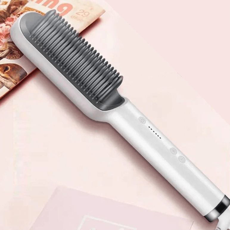 Hår Plattsax borste Uppvärmd kam-Beauty-Bellasverige-Hemnix