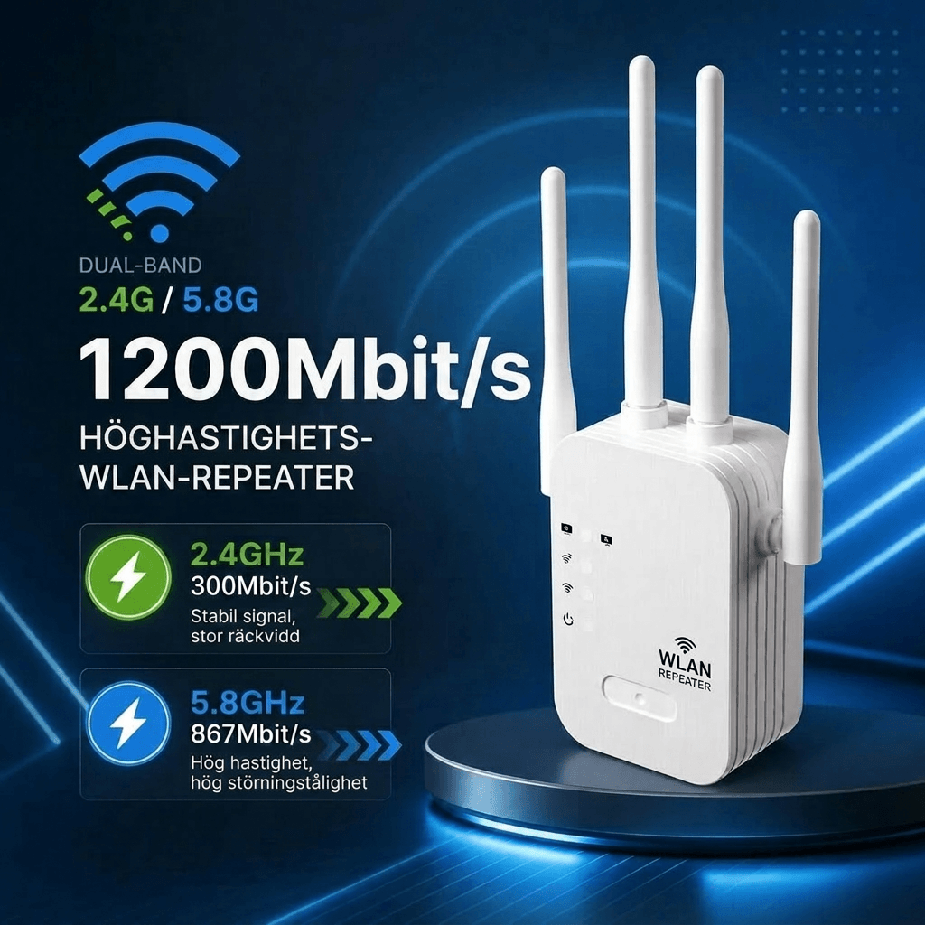 Wifi förstärkare | Wifi repeater för inomhus- och utomhusbruk | Wifi extender | Räckviddö