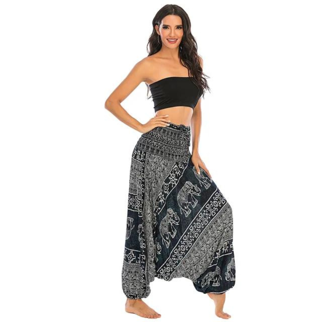 Bohemiska Yogabyxor-Clothes for women-Hemnix-Svart-Hemnix